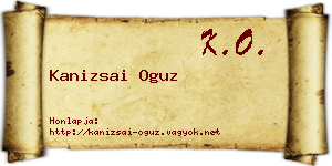 Kanizsai Oguz névjegykártya